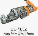 Click here for more about the DC-16LZ portable rebar cutter